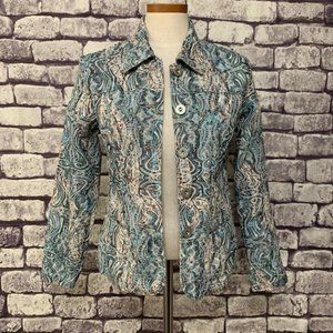 J. Bee Long Sleeve Jacket Size Small